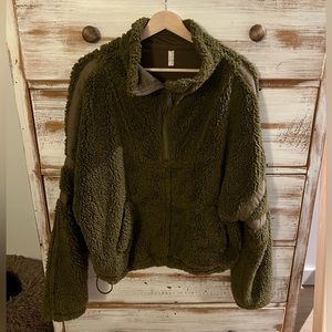 FP Movement half-zip Pullover in Olive